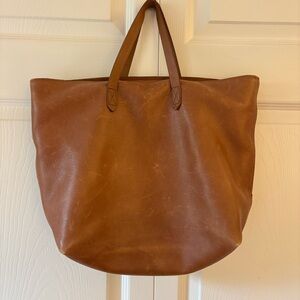 Madewell Transport Tote Brown Leather Bag